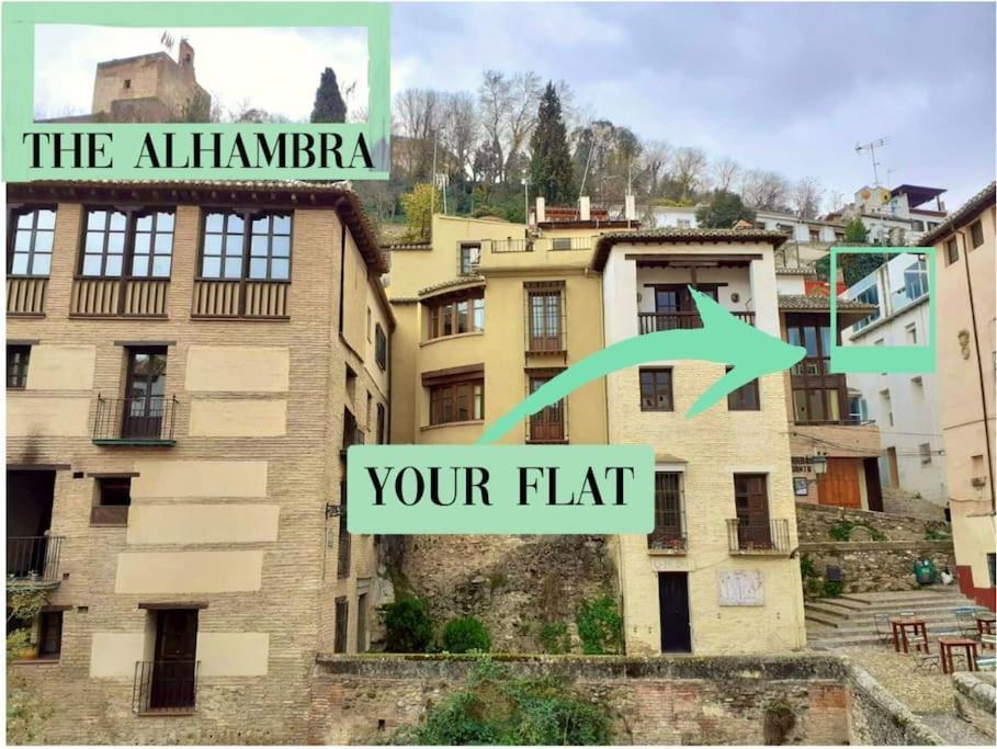 Spacious Loft / Literally At The Foot Of Alhambra Appartement Granada Buitenkant foto